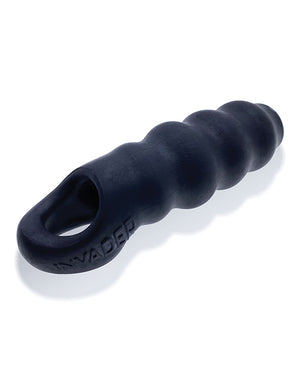 Oxballs Invader 6.5 inch Open-Ended Penis Sheath Black & Clear