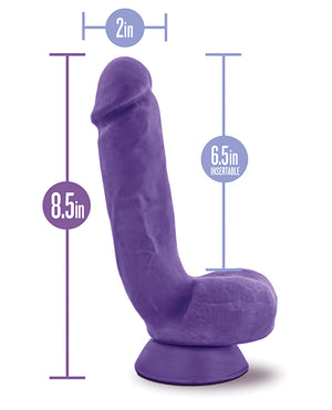 Blush Au Naturel Bold Pound 8.5" Dildo - Purple