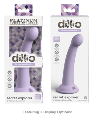 Dillio Platinum - Secret Explorer 6.75 Inch Dildo