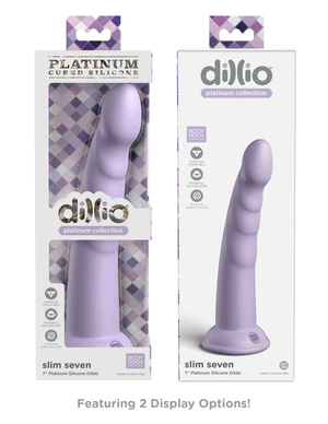 Dillio Platinum - Slim Seven 7 Inch Dildo