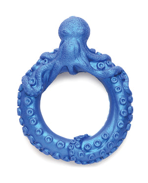 Creature Cocks Poseidon's Octo Silicone Cock Ring - Blue