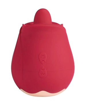 Horny Rose Solo Vibrating Clit Licking Stimulator - Red