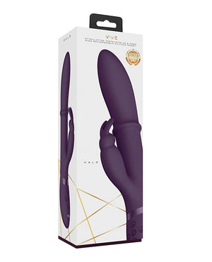 Shots Vive Halo Up & Down Ring G-spot Rabbit In Purple