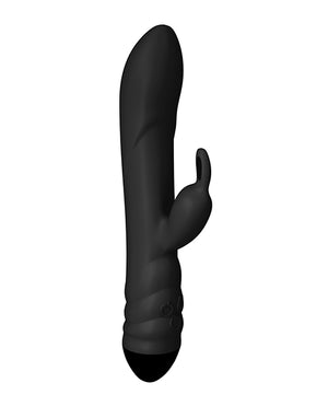 Adrien Lastic Twister Clitoral Sucker & Vibrating Rabbit In Black