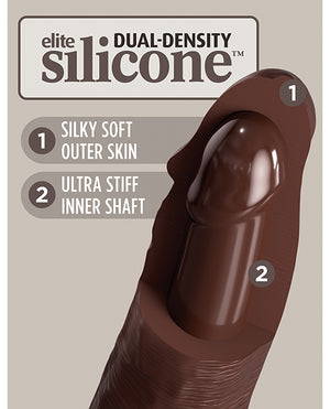 King Cock Elite 8 Inch Dual Density Silicone Cock