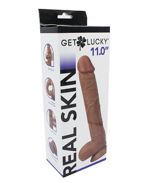 Get Lucky 11 Inch Real Skin Series - Light Brown