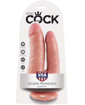 King Cock Double Dildo Penetrator 8 Inch