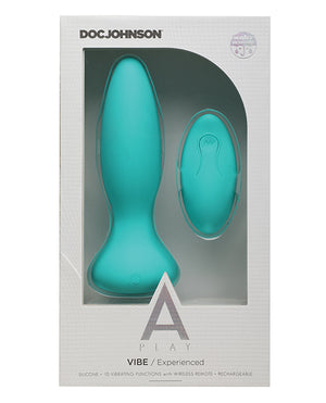 A Play Rechargeable Silicone Experienced Anal Plug W/remote