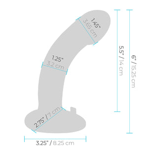Pegasus 6 Inch Curved Realistic Pegging Dildo & Harness Set