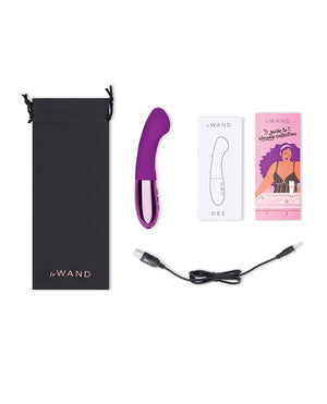 Le Wand Gee G-spot Targeting Rechargeable Vibrator Black, Purple, Pink