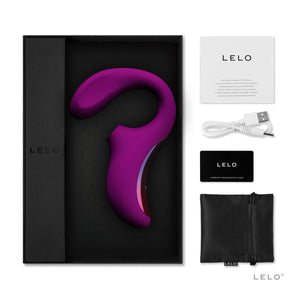 LELO Enigma Cruise Dual Action Sonic Massager in Deep Rose