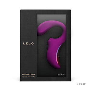 LELO Enigma Cruise Dual Action Sonic Massager in Deep Rose