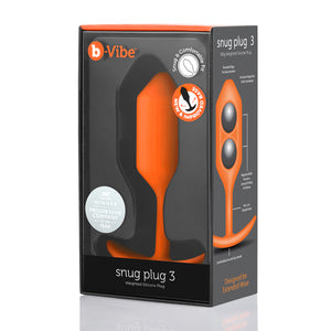 B-Vibe Snug Plug 3 (L) - Orange