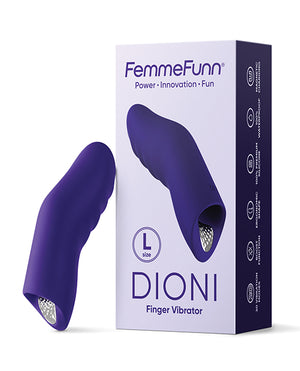 Femme Funn Dioni Wearable Finger Vibrator - Dark Purple