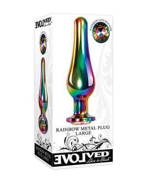Evolved Rainbow Metal Plug Small, Med, Large