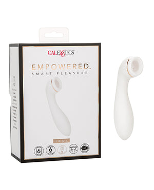 Empowered Smart Pleasure Idol - White Clit Stimulator