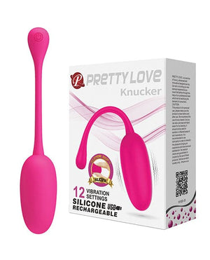 Pretty Love Kegel Remote Egg - Neon Pink