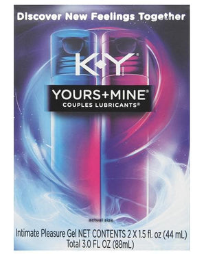 KY Yours & Mine Gift Set Premium Lubricants for Him & Her