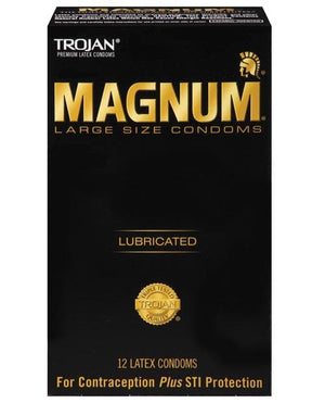 Trojan Magnum Condoms - Large - 12 Pack