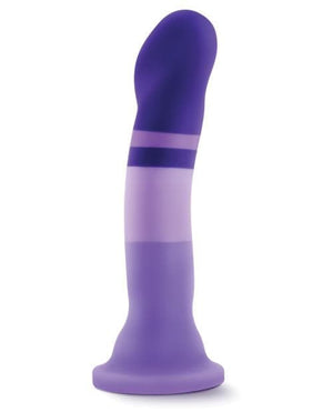Blush Avant D2 Silicone Dildo Strap-On Compatible Purple Rain 7 Inch