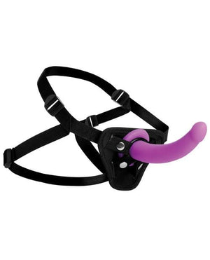 Premium Silicone 7 Inch Strap On Dildo W/harness