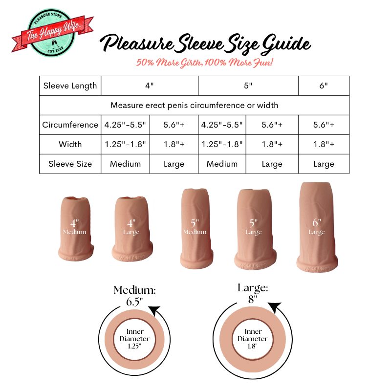 Pleasure Sleeves 50 Increase Penis Sleeve Large Girth Enhancer pleasure-sleeves-50-increase-penis-sleeve-large-girth-enhancer